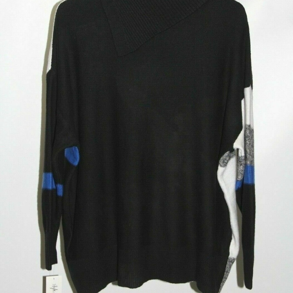 Style&CO 2X Sea Captain Colorblock Sweater AI10 - Picture 5 of 6
